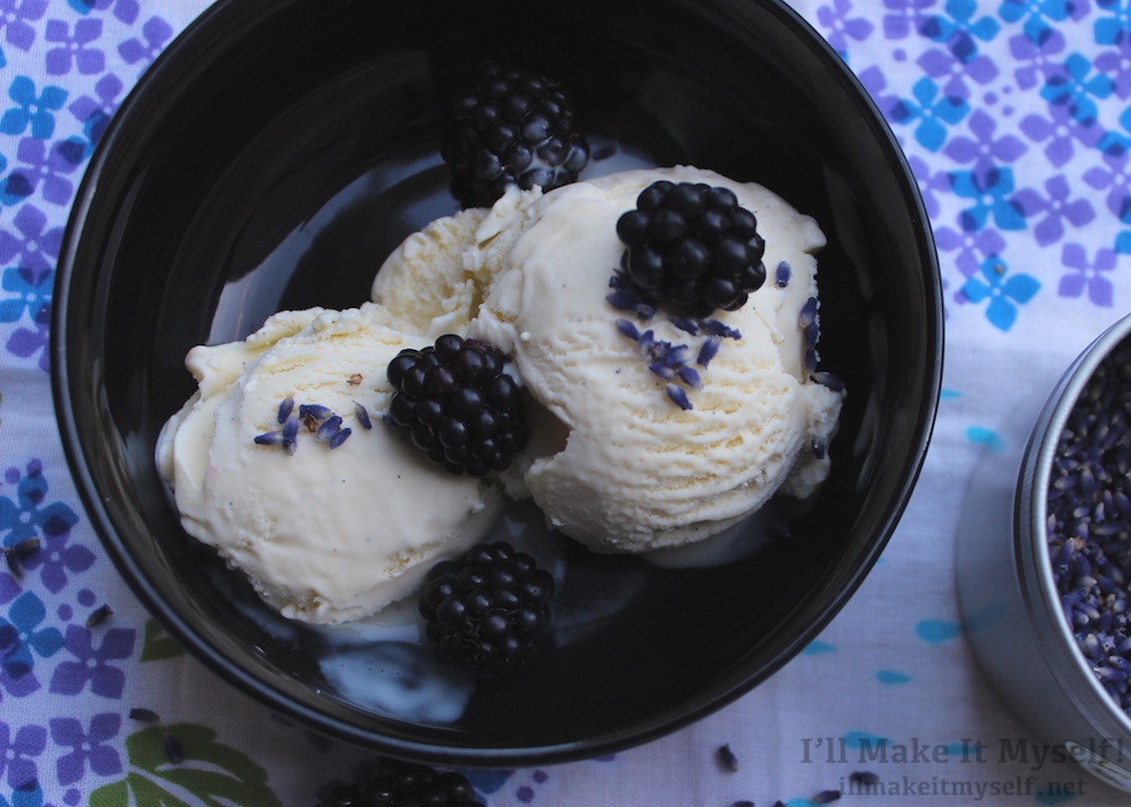 Lavender-Vanilla Ice Cream