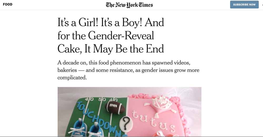 Image description: Screenshot of The New York Times article 