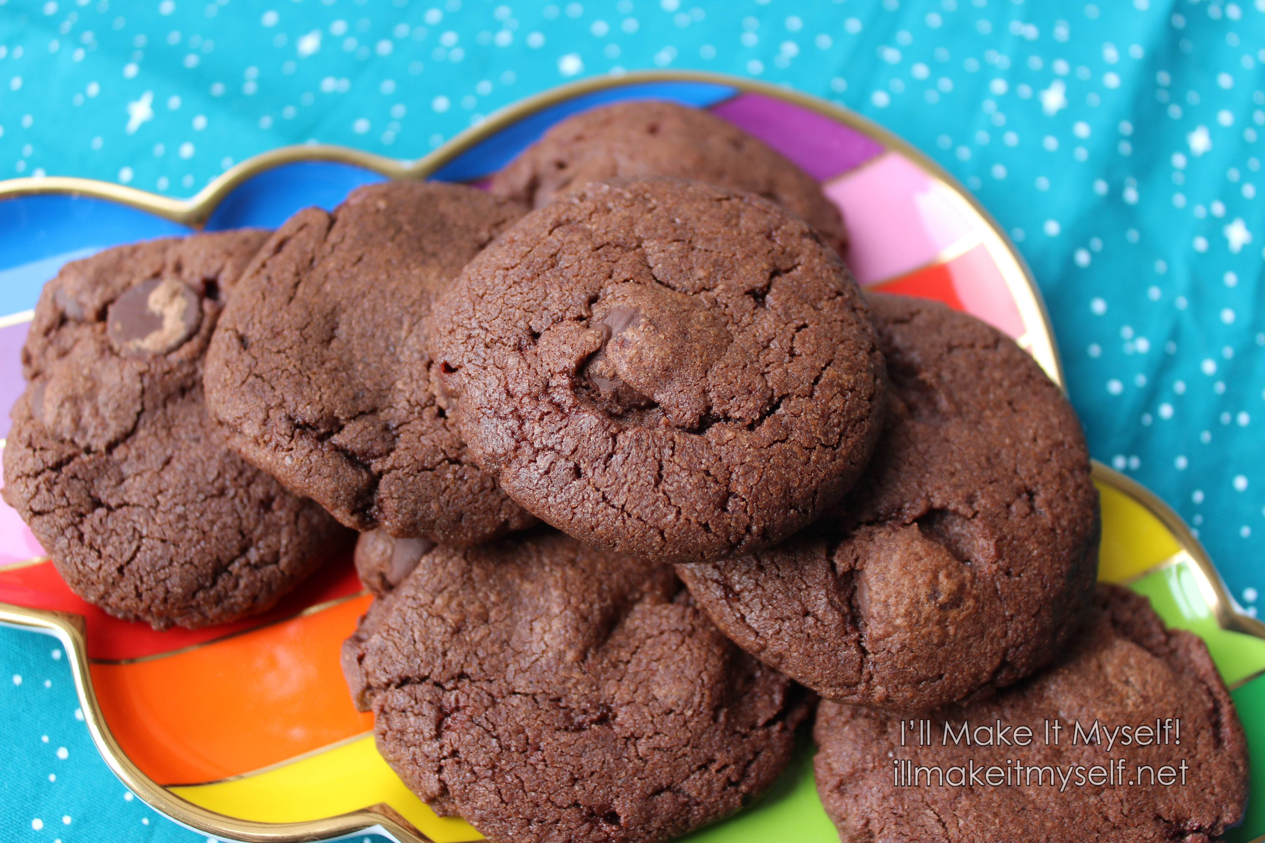 Double-Chocolate Candy-Cane Cookies